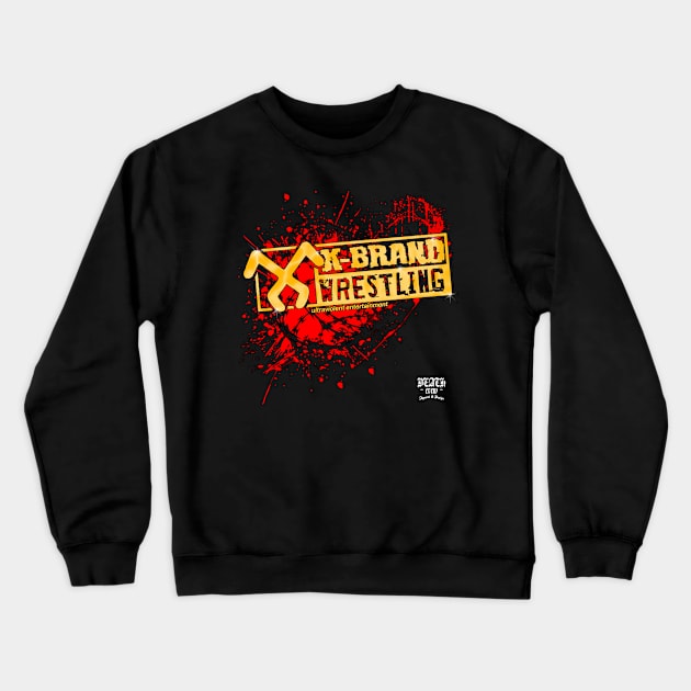 X-Brand Wrestling - "Gold Standard" Crewneck Sweatshirt by X-Brand Wrestling